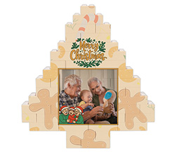 Mattoncini puzzle albero Merry Christmas nonni