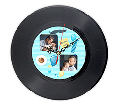 Orologio da parete in vinile Miglior papà