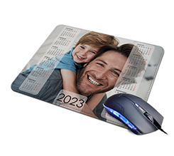 Tappetino Mouse in Pelle Calendario