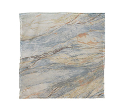 foulard con stampa effetto marmo