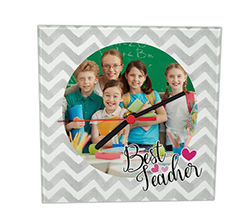 orologio quadrato in vetro best teacher