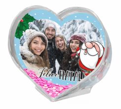 palla di neve cuore grafica fantasie natalizie