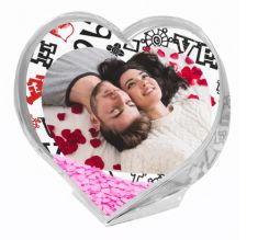palla di neve cuore grafica love in caos