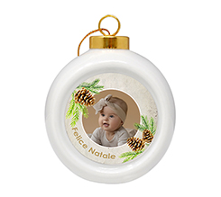 Palline di Natale in ceramica Pigne natalizie