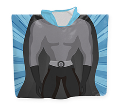 Poncho in spugna per bambino grafica Batman
