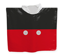 poncho in spugna per bimbo topolino