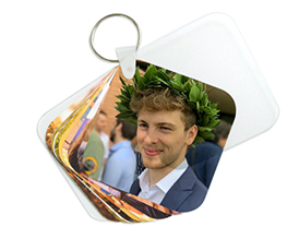 Portachiavi fotolibro con immagini laurea