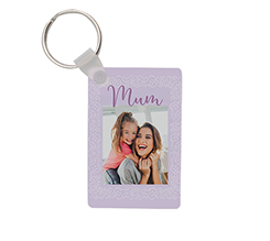 Portachiavi in Masonite Rettangolare Home is mum