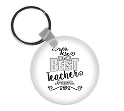 portachiavi rotondo in legno migliore maestra