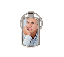 portachiavi metallo rettangolare personalizzato uomo