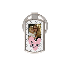 Portachiavi in Metallo Rettangolare love for mom