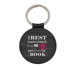 portachiavi rotondo in pelle best book