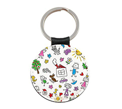 portachiavi per maestra con grafica disegni