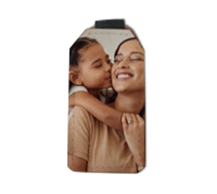 portachiavi rettangolare in pelle personalizzato