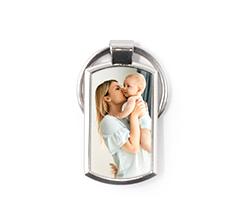 portachiavi metallo rettangolare personalizzato