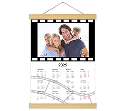 Poster con supporti in legno Calendario cinema