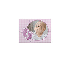 Puzzle magnetico con piedini rosa