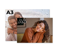 Puzzle Personalizzato Rettangolare in formato A3 o A4
