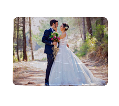 puzzle magnetico con foto di sposi