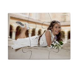 Puzzle personalizzato come invito per prima comunione