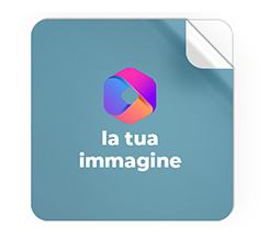 Adesivo rettangolare grande