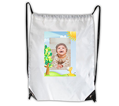 Sacca per Bambino con foto e grafica Giraffa