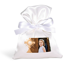 Sacchetto Prima Comunione con Foto e grafica Croce