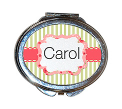 segnaposto matrimonio specchietto ovale