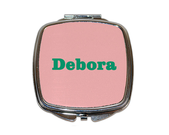 specchietto quadrato con nome segnaposto matrimonio