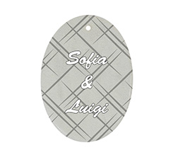 decorazione in ceramica segnaposto per matrimonio