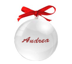 pallina di natale segnaposto per matrimonio