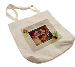 Shopper in Juta 34x36,5 pine cone