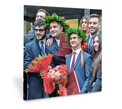 Foto di laurea stampata su forex