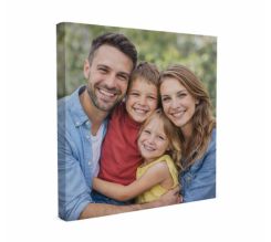 stampa su tela con foto di famiglia