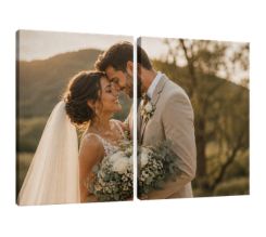 stampa su tela in pannelli regalo matrimonio