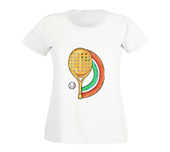 Maglietta sportiva donna padel