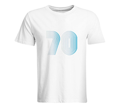tshirt da uomo per compleanno 70 anni