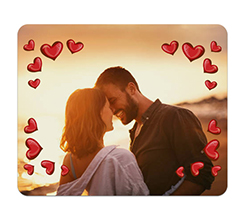 tappetino-mouse-tessuto-foto-cornice-cuori