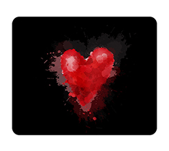tappetino-mouse-tessuto-grafica-cuore-rosso-sfondo-nero