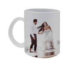 tazza matrimonio in vetro effetto ghiaccio
