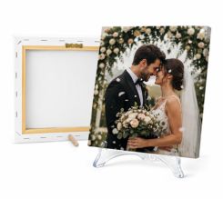 stampa tela light come ricordo per matrimonio