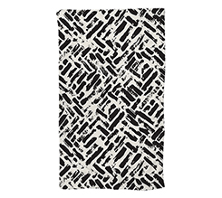 telo mare large con texture nera