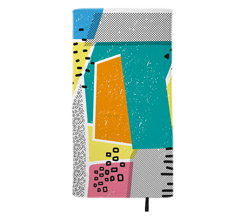 Telo mare in microfibra 80x150 cm Grafica astratta