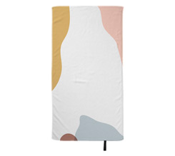 Telo mare in microfibra 80x150 cm Grafica astratta con macchie