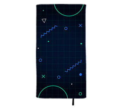 Telo mare in microfibra 80x150 cm con sfondo videogame