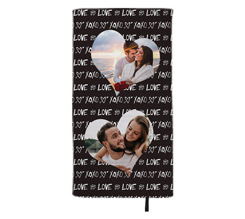 Telo mare in microfibra 80x150 cm Collage con 2 cuori