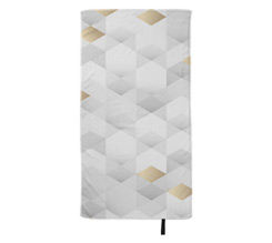 Telo mare in microfibra 80x150 cm Grafica astratta con rombi