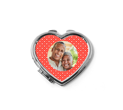 Texture di cuori con foto per il tuo specchietto