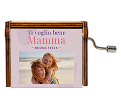 Carillon in legno Ti voglio bene mamma