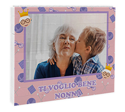 Puzzle mattoncini Ti voglio bene nonna